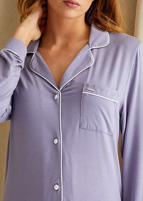 Pretty You London Lavender Bamboo Nightshirt image