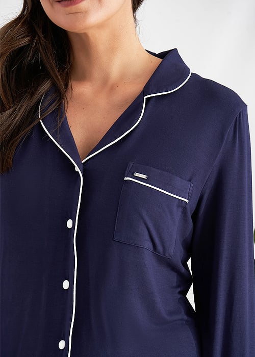 Pretty You London Midnight Bamboo Pyjama Set image