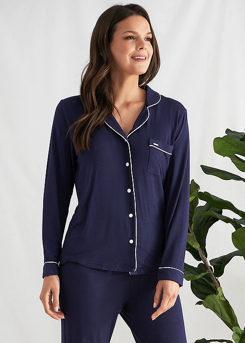 Pretty You London Midnight Bamboo Pyjama Set image