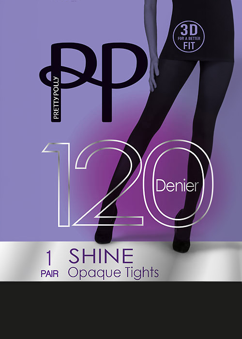 Pretty Polly 120 Denier 3D Shine Tights image