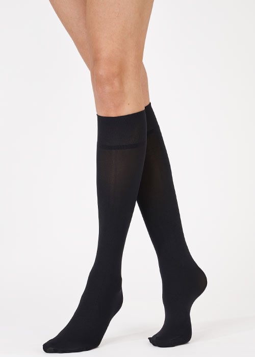 Pretty Polly 60 Denier New 3D Opaque Knee Highs 2 Pair Pack Product image