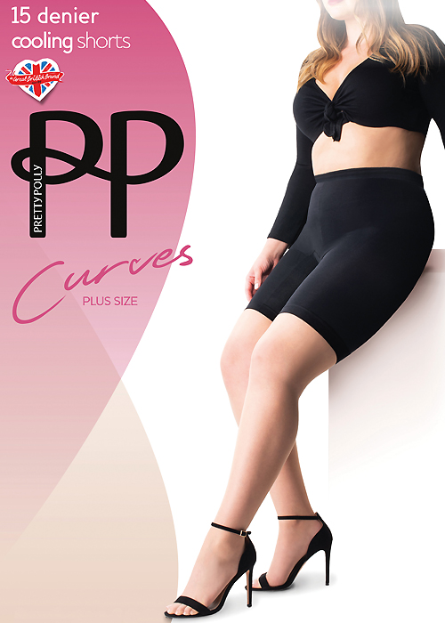 Pretty Polly Curves Cooling Shorts SideZoom 1