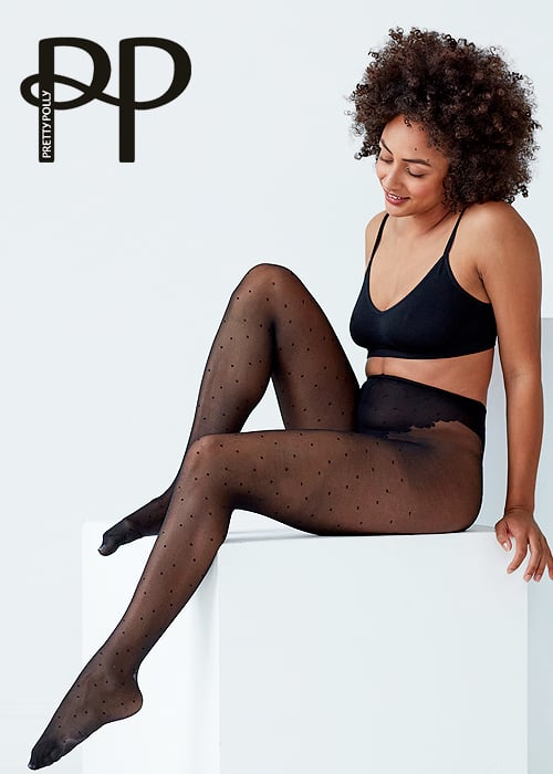 Pretty Polly Eco Wear Biodegradable Spot Tights