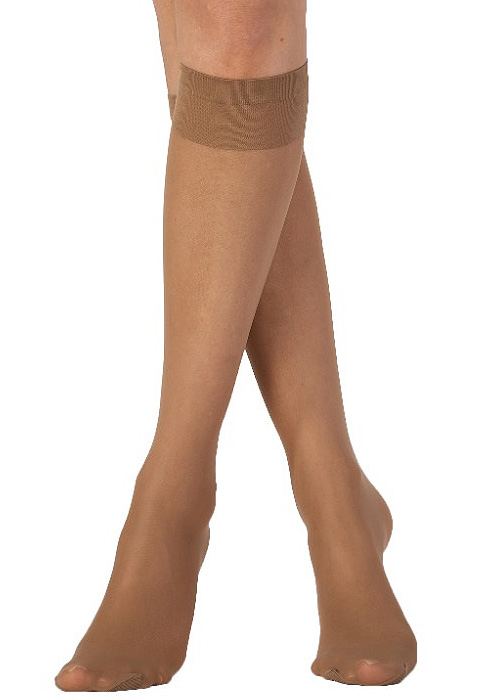Pretty Polly Legworks Medium Support Knee Highs 2PP image