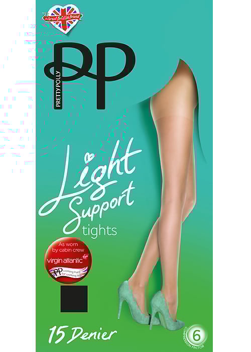 Pretty Polly Light Support Tights Factor 6