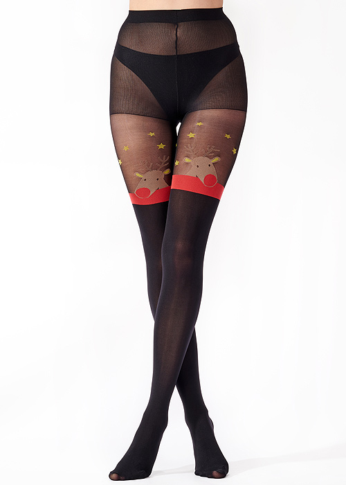 Pretty Polly Reindeer Tights SideZoom 3