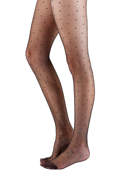 Pretty Polly Sparkle Spot Pattern Tights