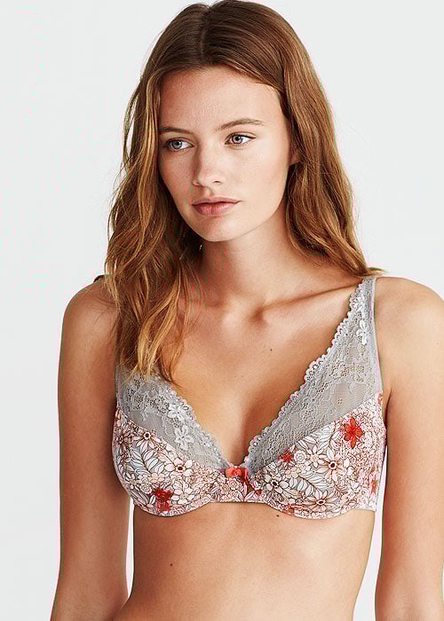 Promise Tisbe Flora Soft Cup Bra With Matching Brief image