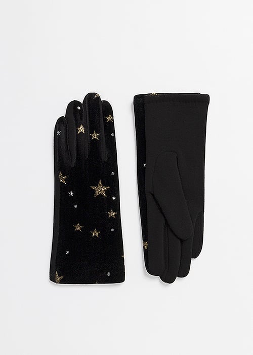 Pia Rossini Starlette Stars Scarf And Etoile Gloves SideZoom 2