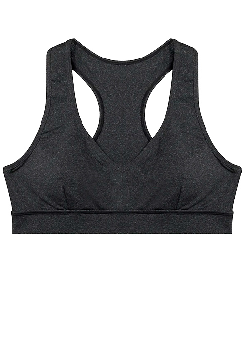 Wolf And Whistle Grey Marl Racer Back Bra image