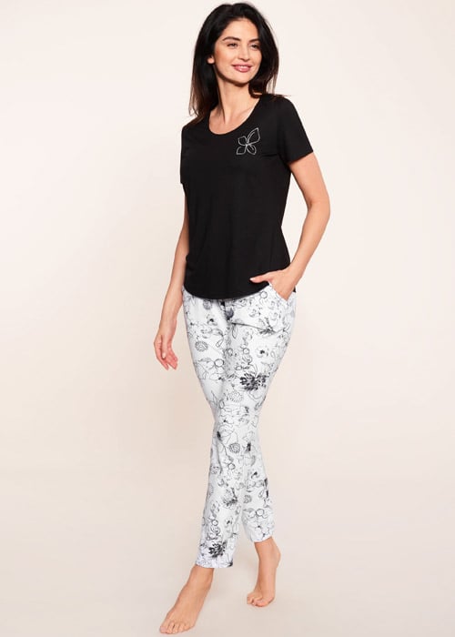 Rosch Be Happy Flower Line Pants SideZoom 2