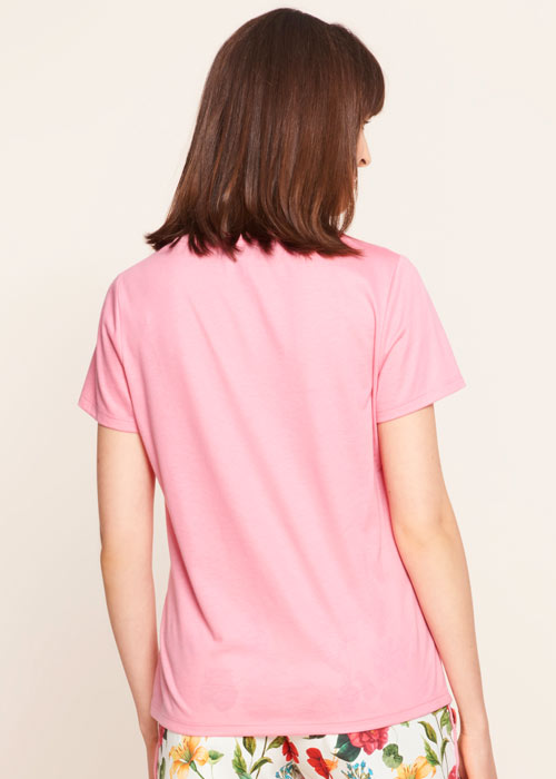 Rosch Be Happy Pink Short Sleeve Top BottomZoom 2