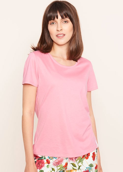 Rosch Be Happy Pink Short Sleeve Top