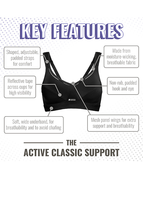 Shock Absorber Active Classic Support Sports Bra SideZoom 4
