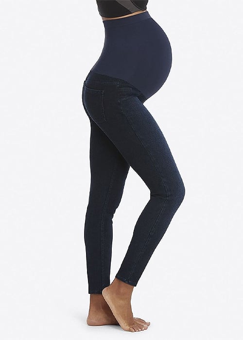 Spanx Mama Jean-ish Twilight Rinse Ankle Leggings SideZoom 3