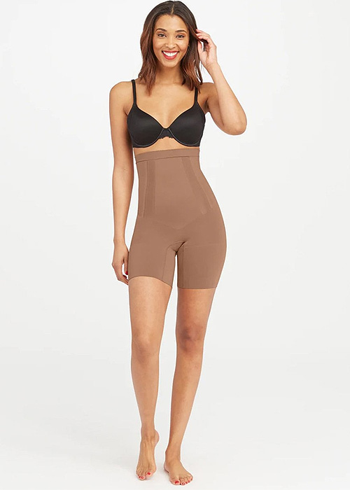 Spanx OnCore Cafe High Waisted Mid Thigh Short SideZoom 1