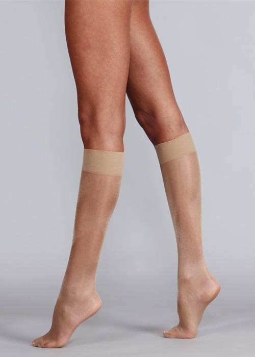 Silky Super Shine Knee Highs image