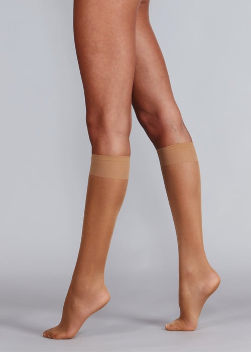 Silky Super Shine Knee Highs image