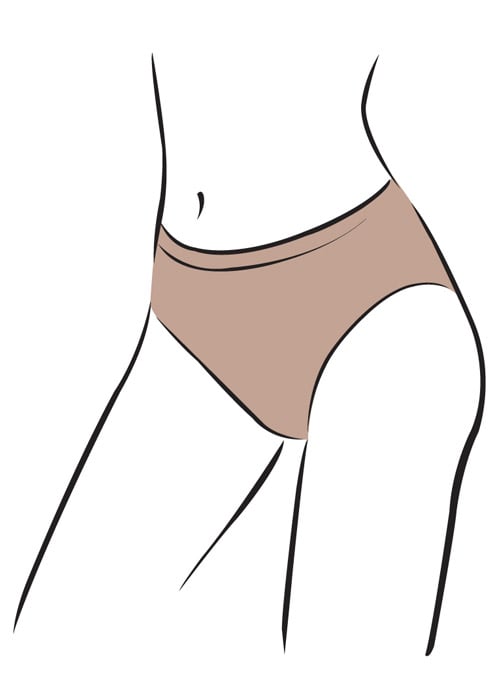 Silky Dance Childrens Seamless High Cut Brief image