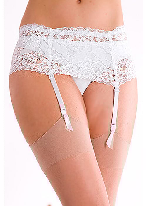Silky Deep Lace Suspender Belt Product image