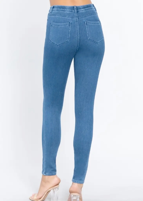Tiffany Quinn Basic Skinny Denim Jeans SideZoom 2
