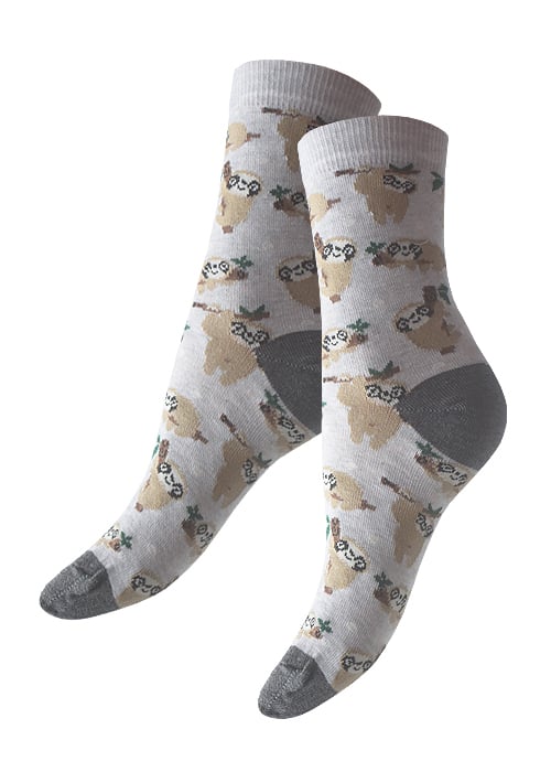 Tiffany Quinn Sloth Design Cotton Ankle Socks Product image