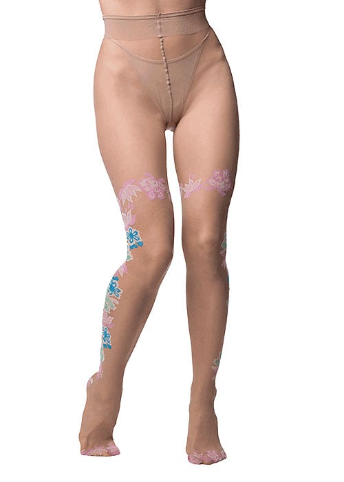 Trasparenze Belel Floral Tights SideZoom 2