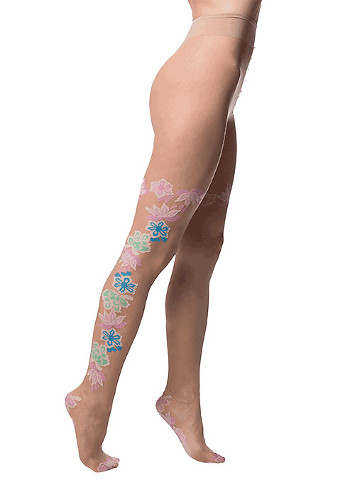 Trasparenze Belel Floral Tights SideZoom 3