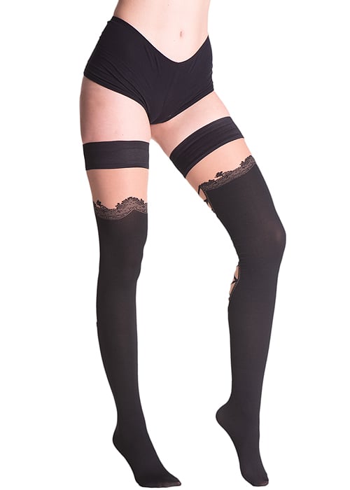 Trasparenze Clover Hold Ups SideZoom 3