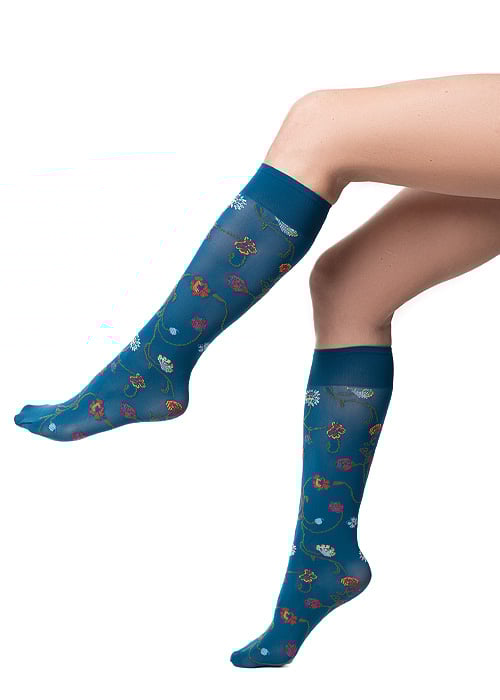 Trasparenze Platino Knee Highs image