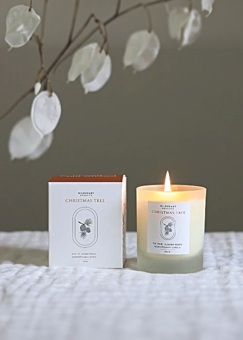 Wildheart Organics Christmas Tree Spa Candle image