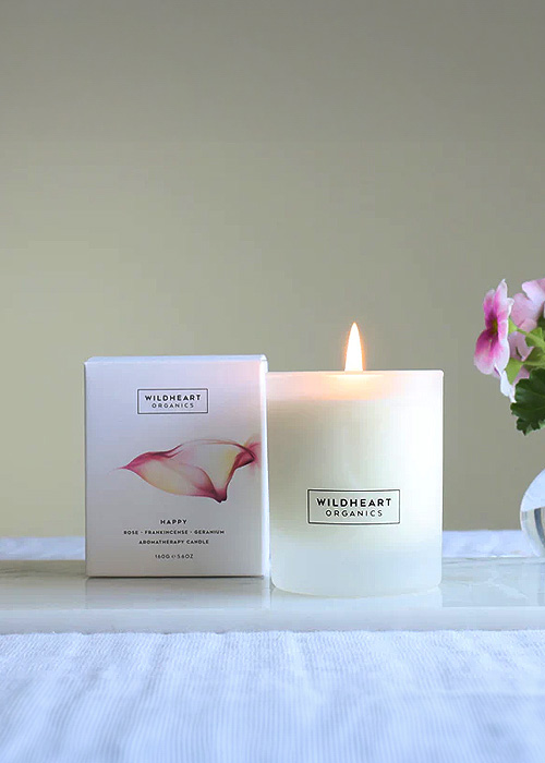 Wildheart Organics Happy Spa Single Candle image