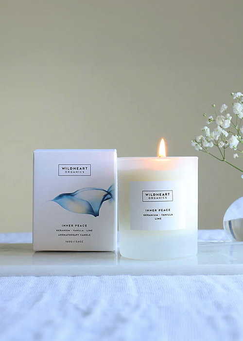 Wildheart Organics Inner Peace Spa Single Wick Candle Product image