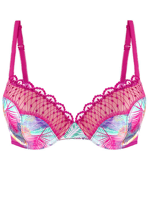 Wonderbra Modern Chic Palm Print T-Shirt Bra In Stock At UK Tights