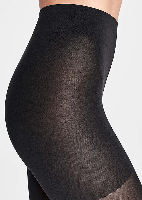 Wolford Aurora 70 Duo Pack Black Opaque Tights SideZoom 2