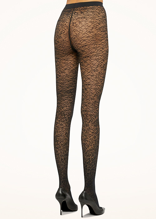 Wolford Floral Jacquard Tights SideZoom 3