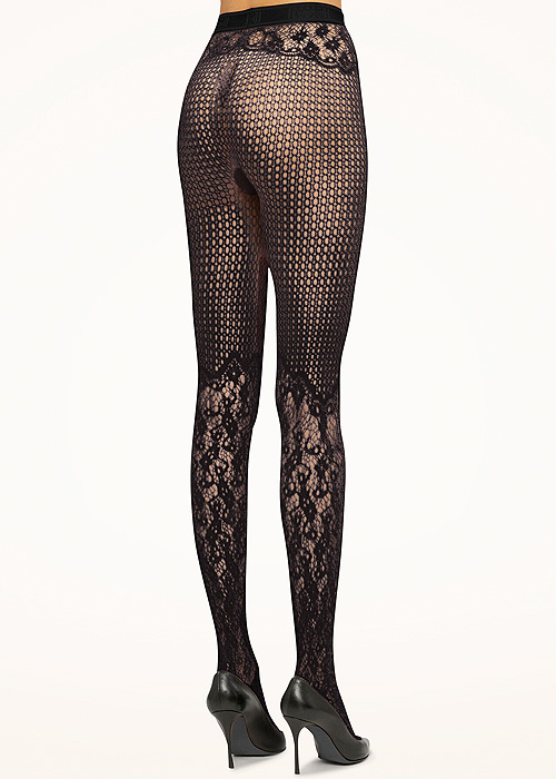 Wolford Flower Lace Tights SideZoom 3