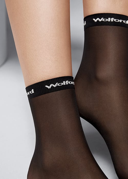 Wolford Logo Tattoo Socks image