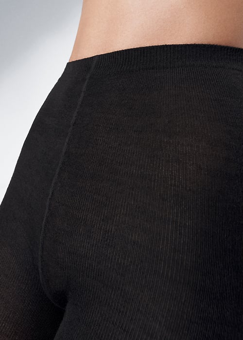 WOLFORD Merino Studs Leggings, Ribbed! Small - Black, RV = $650, NIB!