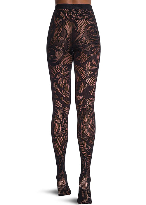 Wolford Net Roses Tights SideZoom 3