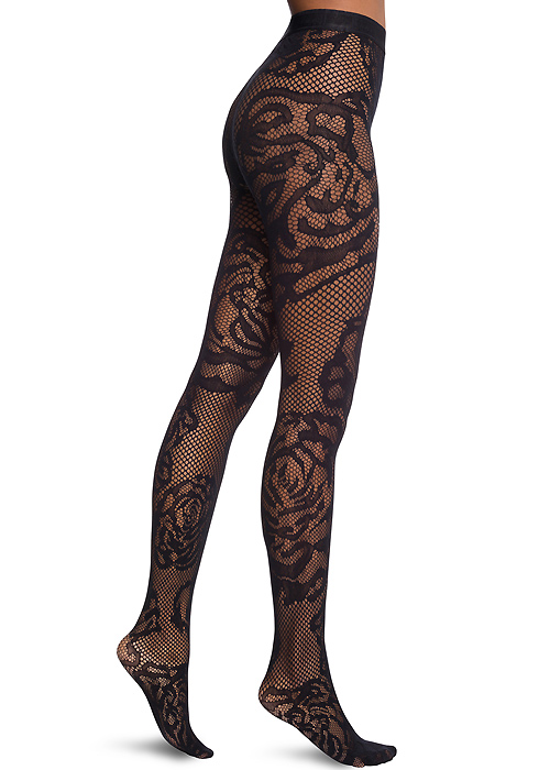 Wolford Net Roses Tights Zoom 2