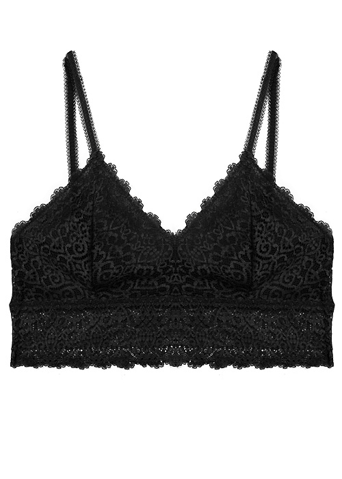 Wolf And Whistle Ariana Black Everyday Lace Bralette Zoom 3
