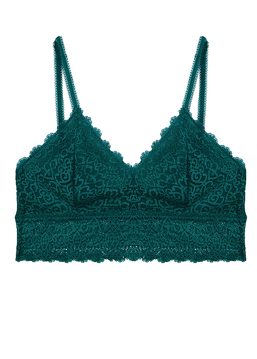Wolf And Whistle Ariana Teal Everyday Lace Bralette BottomZoom 3