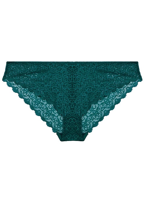 Wolf And Whistle Ariana Teal Everyday Lace Brief image