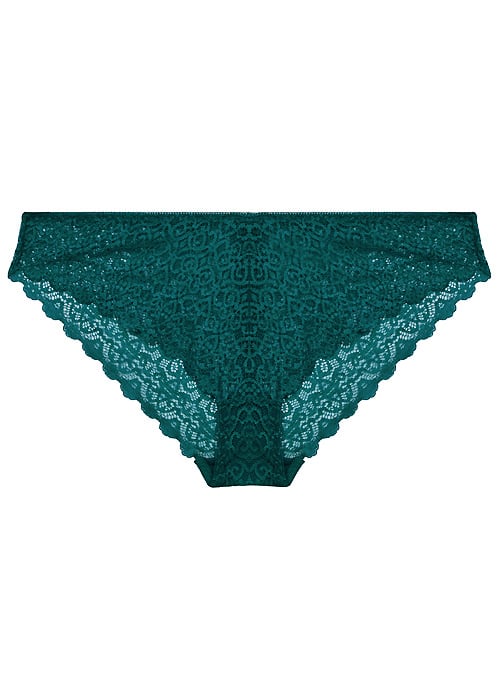 Wolf And Whistle Ariana Teal Everyday Lace Brief SideZoom 3