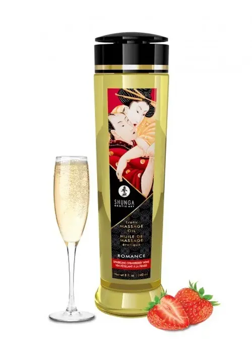 Love To Love Massage Oil - Romance Strawberry Wine Product image